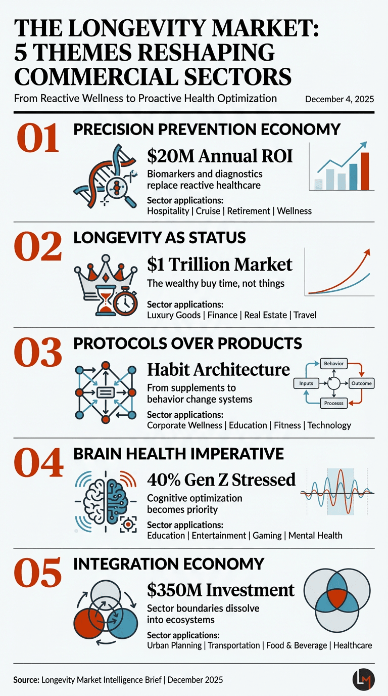 The Longevity Market: 5 Themes Reshaping Commercial Sectors